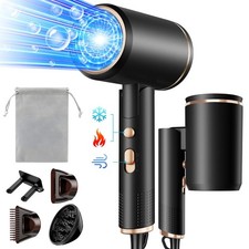 Vbrisi Hair Dryer,2400W Foldable Ionic Blow Dryer, Professional Travel Hair Drye