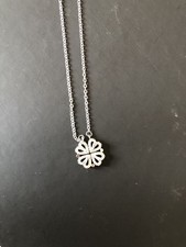 Four leaf clover silver plated dual pendant necklace brand new design trending