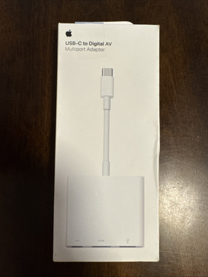 Apple USB-C Digital AV Multiport Adapter MW5M3AM/A  OPEN BOX 