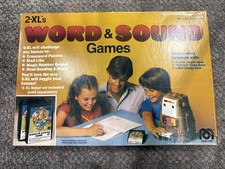  MEGO 1980 2-XL's Word  Sound Games w/ Box Complete for 2-XL Robot