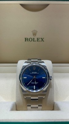 39MM Rolex Oyster Perpetual Reference 114300 Navy Blue Dial Oyster Bracelet