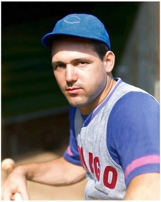 Bill Nicholson Cubs Conlon  Colorized 8x10 Print-FREE SHIPPING
