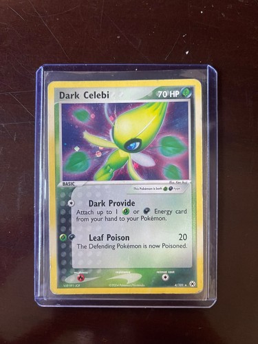 Dark Celebi - Hidden Legends 4/101 - Rare - MP - Holo Pokemon