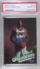 1997-98 Fleer Ultra Rookie Derek Anderson #124 PSA 8 02ur