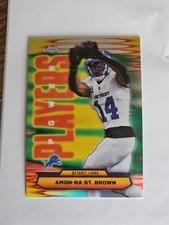2025 Topps Chrome Football NFL Amon-Ra St Brown #PP-26 Power Players Refractor