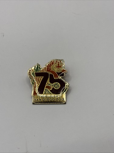 San Diego Zoo 75th Year Celebration Enamel Pin 1991