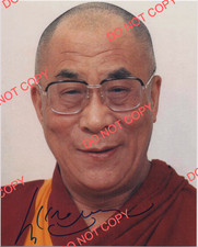 DALAI LAMA TENZIN GYATSO signed 8x10 photo AUTOGRAPH auto ACOA Caddyshack Murray