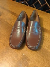 Polo Ralph Lauren Driving Penny Loafer Brown Leather Reynold Size 11D 11721 822