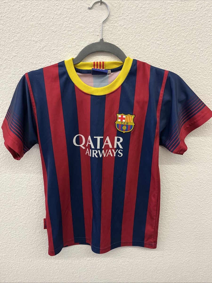 FC BARCELONA NEYMAR JR UNICEF ORIGIN. SOCCER JERSEY Kids 8