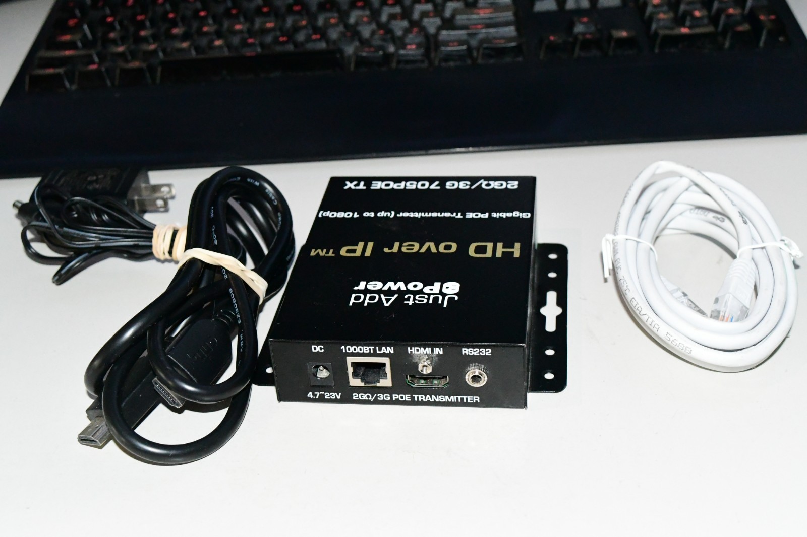 Just Add Power 2GΩ/3g 705POE TX, 1080p HD IP Gigabit POE Transmitter 2c