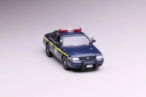 596 1:64 Blue Ford CV CROWN VICTORIA NYSP New York State Police Diecast Model - Picture 4 of 4