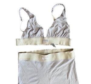 SKIMS MINERAL BRALETTE SMALL AND BRIEFS MEDIUM SET