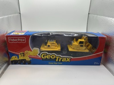 Fisher-Price GEOTRAX  Rail & Road System Deep Digs Crew 