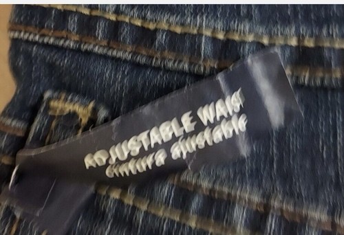 Faded Glory -Y2K Vintage Glitter jeans Girls Size 16S - Picture 9 of 10
