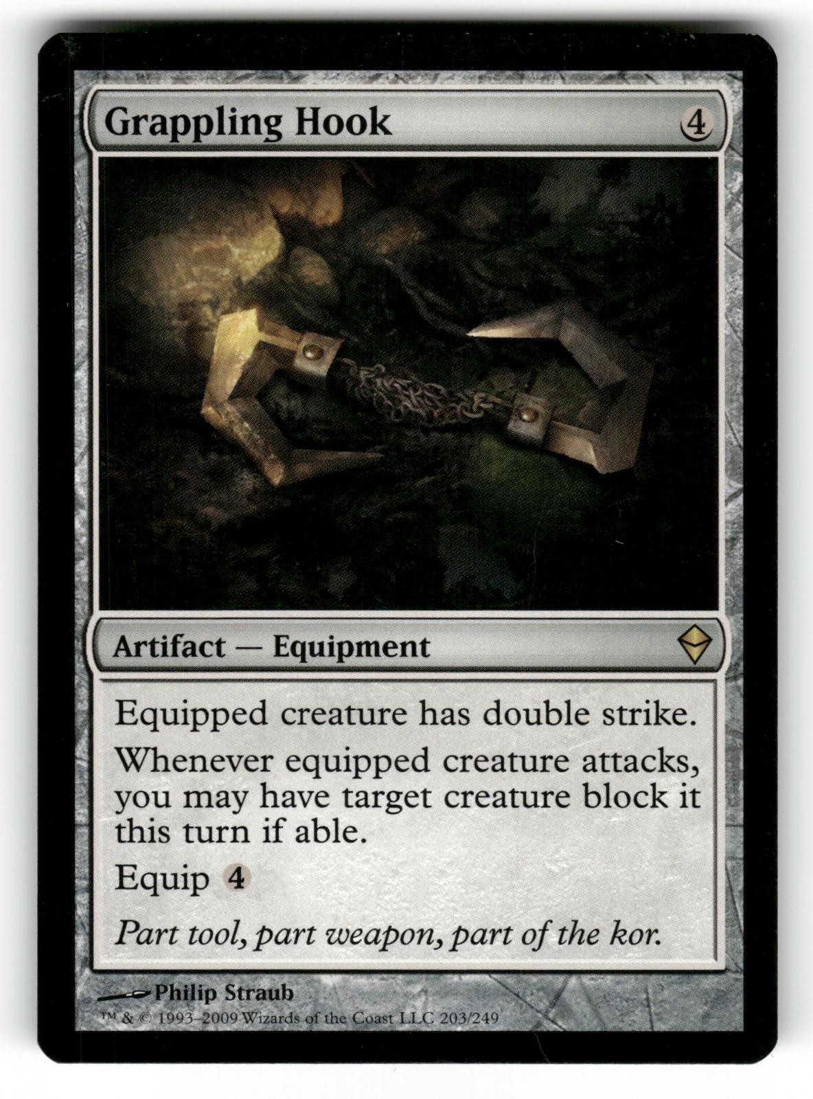 Grappling Hook LP Zendikar 203 MTG Regular Rare