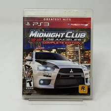 Midnight Club Los Angeles Complete Edition PS3 Greatest Hits Rockstar Games