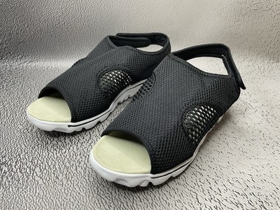Propet TravelActiv Damen-Sportsandale schwarz Mesh offene Zehenpartie...