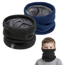 2 Pieces Winter Neck Tube Scarf Children, Tube Scarf Children, Loop Scarf Ha...