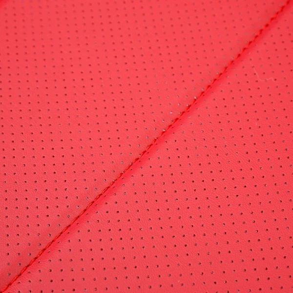 Menifomory for Ford Mustang Hardtop Coupe seat cover 2015-25 Full Set Red+Black Foto 3 de 4