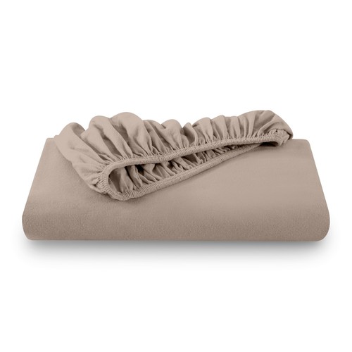 Bare Home Extra Soft Double Brushed 100% Flannel Cotton Fitted Sheet - Picture 35 of 56