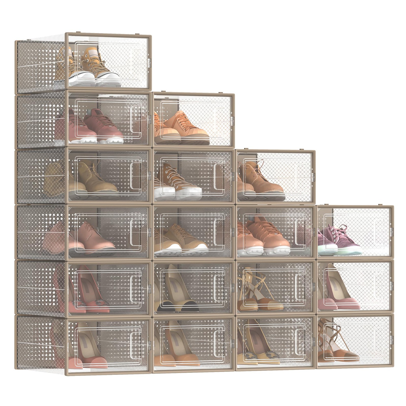 Scatole Porta Scarpe Salvaspazio - Set 18 Organizer Design Minimal