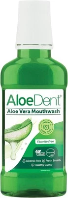 ALOE DENT Optima AloeDent, Aloe Vera Mouthwash Fluoride Free, Natural Action, Vegan, Cruel