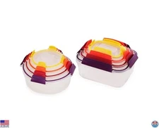 Joseph Joseph Nest Lock 16-Piece BPA-Free Food Storage Set with Airtight Lids