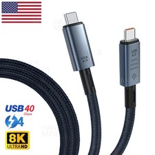 40Gbps Charger Data PD 240W UHD Video Thunderbolt 4 3 USB 4 USB-C 8K Cable5a