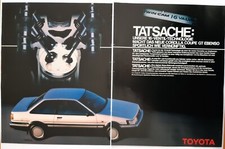 1984 Toyota Corolla 1984 Werbeanzeige Werbung Print Ad, Auto Automotive Reklame