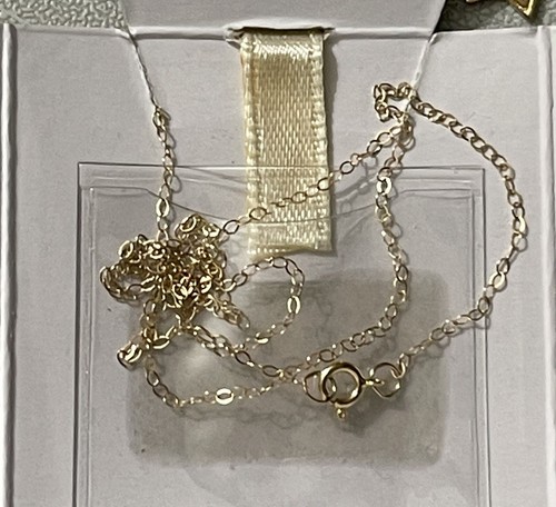 Children's Star of David Pendant Necklace in 14k Gold Necklace NWT $300 - Picture 5 of 9