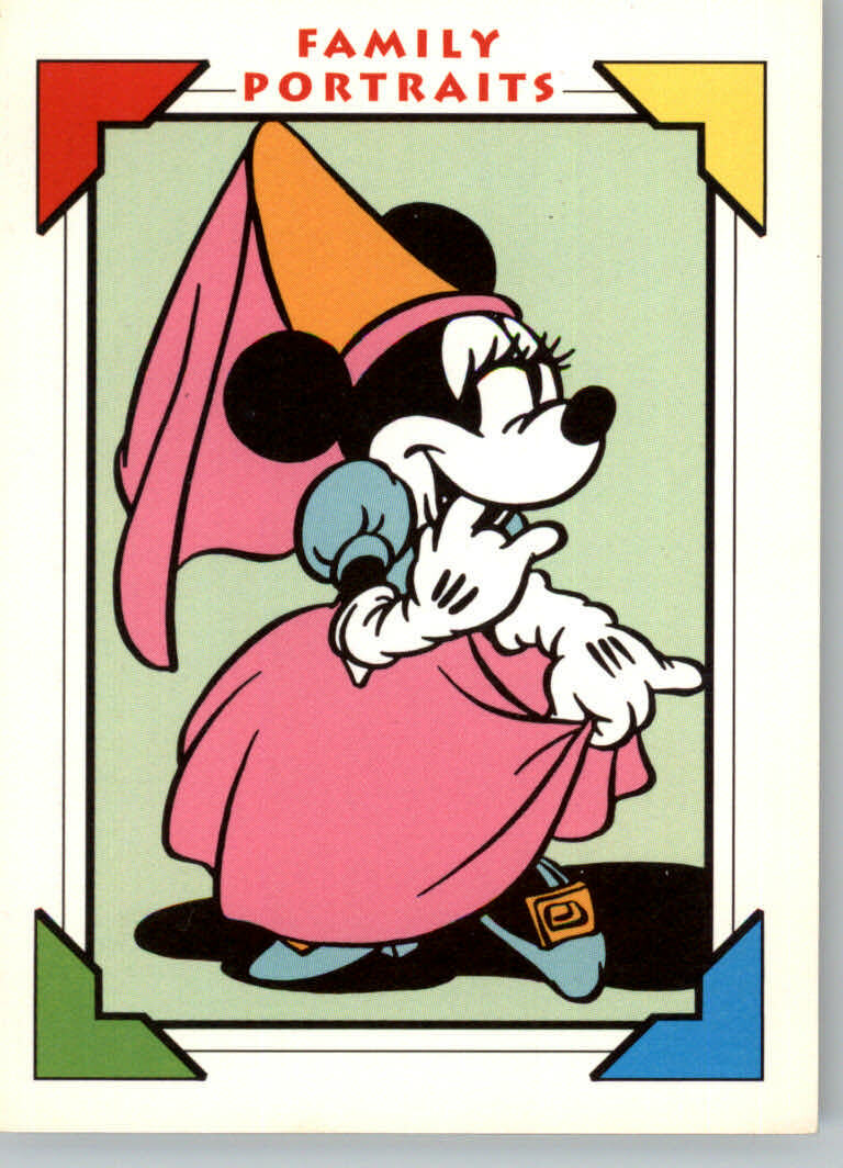 1991 Impel Minnie Mouse Disney Trading Cards Family Portraits #s