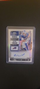 2023 Optic Dalton Kincaid Contenders Rookie Ticket Silver Auto