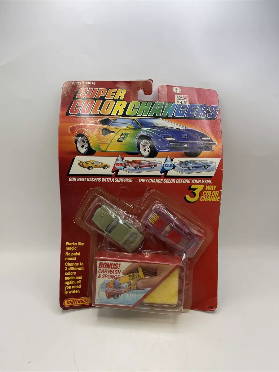 Color changing sales matchbox cars