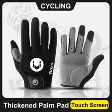 Pro Summer Cycling Gloves Padded Full Finger Touchscreen Bicycle Road MTB Gloves