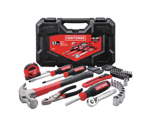 CRAFTSMAN 57-Piece Household Tool Set with Hard Case