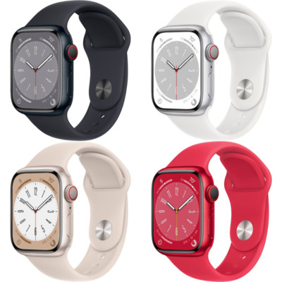 Apple Watch Series 8 45mm (GPS + Cellular) with Sport Band - Very