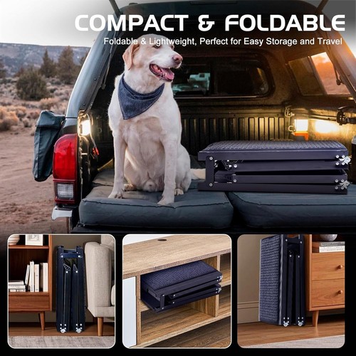 DoCred Foldable Pet Dog Ramp for SUV Truck Car 71''x20'' Large Dogs up to 250 lb - Picture 6 of 18