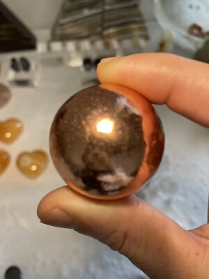 Copper Sphere Polished