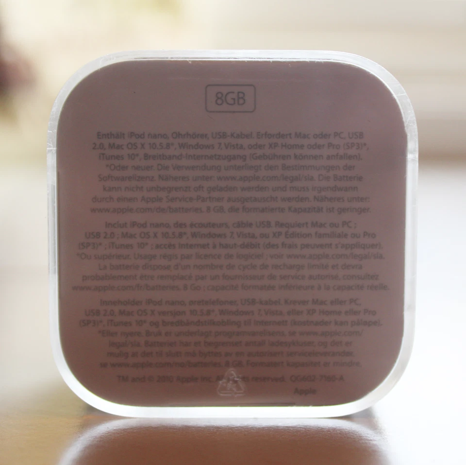 ORIGINAL Factory Sealed iPod Nano 6th Generation Model A1366 Graphite 8GB - Image 4 of 4