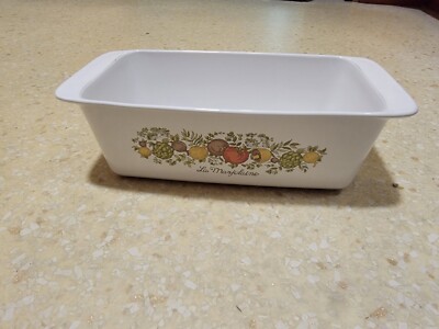 Vintage Corning Ware Loaf Pan Spice of Life La Marjolaine P-315-B