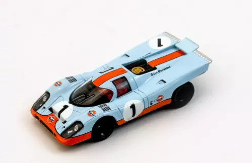1: 64 Alloy diecast car model Porsche 917 KH Le Manse GULF Suit - Picture 9 of 10