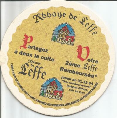 Untersetzer - Abbaye de Leffe