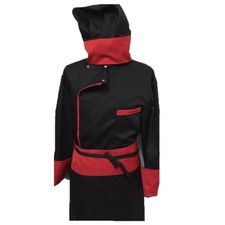 Completo chef cuoco giacca cappello grembiule kit cucina set ristorante pizzeria