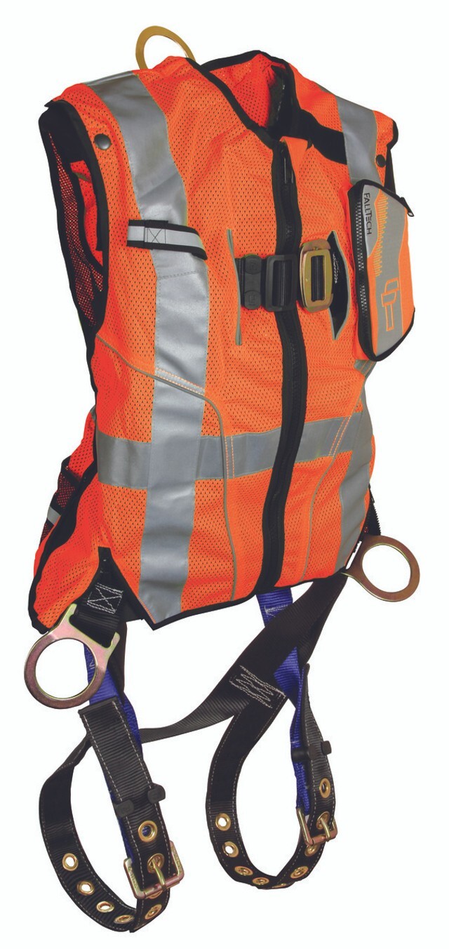 FallTech 7018O Orange HiVis Vest eBay