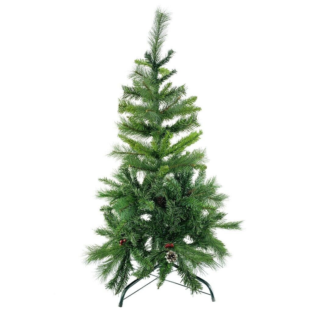 164049 Árbol de Navidad 120H cm 380 ramas plegables en abeto artificial...