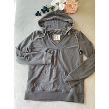 Old Navy Medium Gray Womens Hoodie Pullover With Pockets Drawstring Streetcore