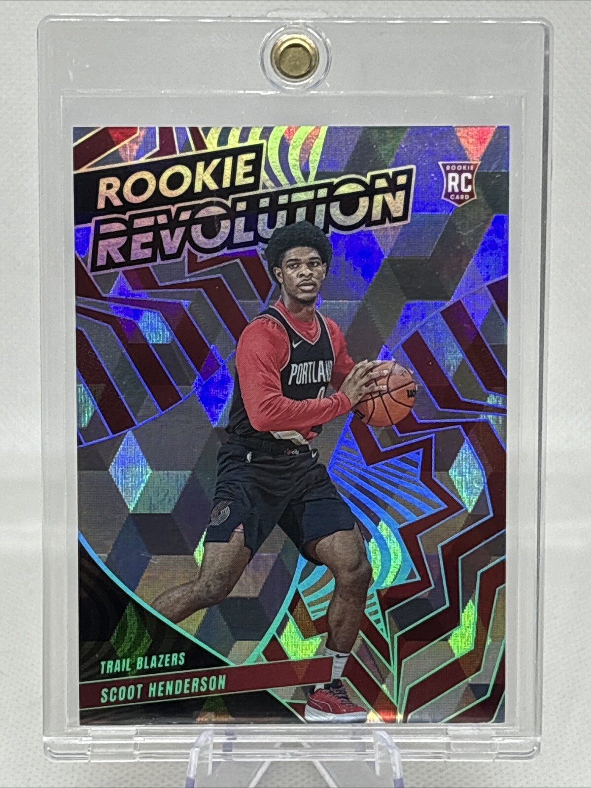 2023-24 Revolution Rookie Scoot Henderson /50 Cubic #11 Insert Blazers NM+