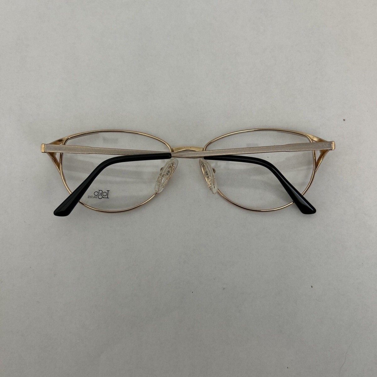 VTG NOS Logo Paris Pearl & Ebony LM954 Metal Frame Eyeglasses 52