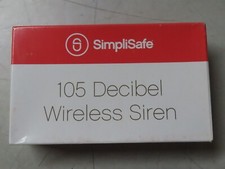 SimpliSafe Security System WS1000 1st Generation 105 Decibel Wireless Siren NEW