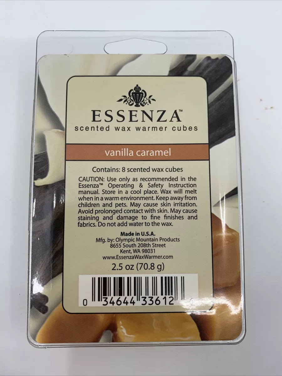 Essenza Scented Wax Warmer Cubes Vanilla Caramel 8 Scented Wax Cubes